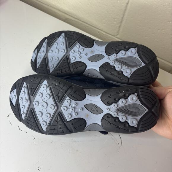 Easy Spirit Women's Size 9 M Seequinox Slip On Clog Loafer Blue Leather Comfort - Picture 6 of 9